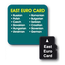 Východoevropská jazyková karta pro překladače Comet V4 a V5